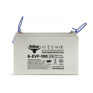Тяговый аккумулятор RuTrike 6-EVF-100 (12V100A/H C3) Тяговый аккумулятор RuTrike 6-EVF-100 (12V100A/H C3)