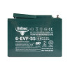 Тяговый аккумулятор RuTrike 6-EVF-55 (12V55A/H C3)