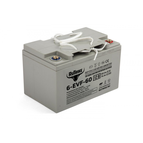 Тяговый аккумулятор RuTrike 6-EVF-60 (12V60A/H C3)